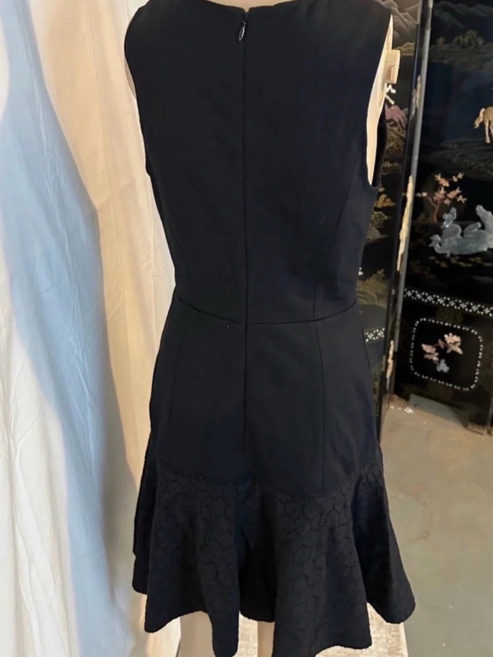 J. Crew Collection Black Label Black Dress A4897 Size 2 MSRP $325